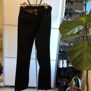 Sz 4 Lucky Brand low rise boot cut denim
